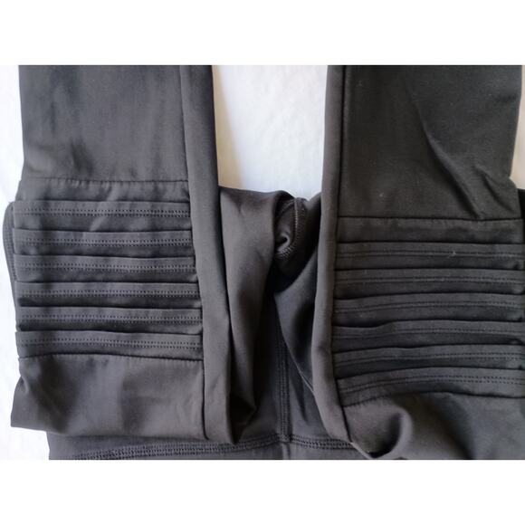 FP Movement Free People City Slicker Moto Leggings Black Size Small - Picture 5 of 9